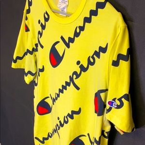 Champion Print T-Shirt - M
